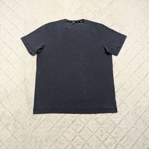 Public Rec Shirt Men's XXL Blue Heather Navy Go-To Crew Tee Relax Athletic Pima